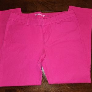 Old Navy Hot Pink Pixie Pants